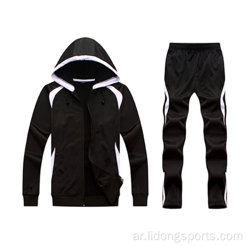 Sport zip up hoodie أحدث بدلة تصميمي عادي